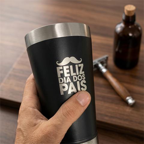 Copo gravado a laser