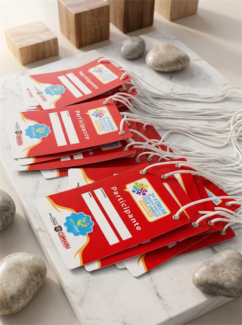 Crachás para eventos