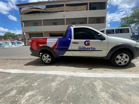 Envelopamento de veículo (Gilberto Móveis e Colchões)