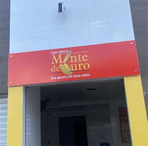 Placa de fachada (Casa Lotérica Monte de Ouro)